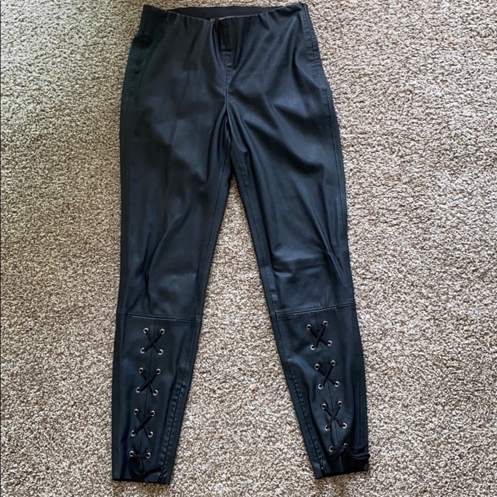 Faux leather legging